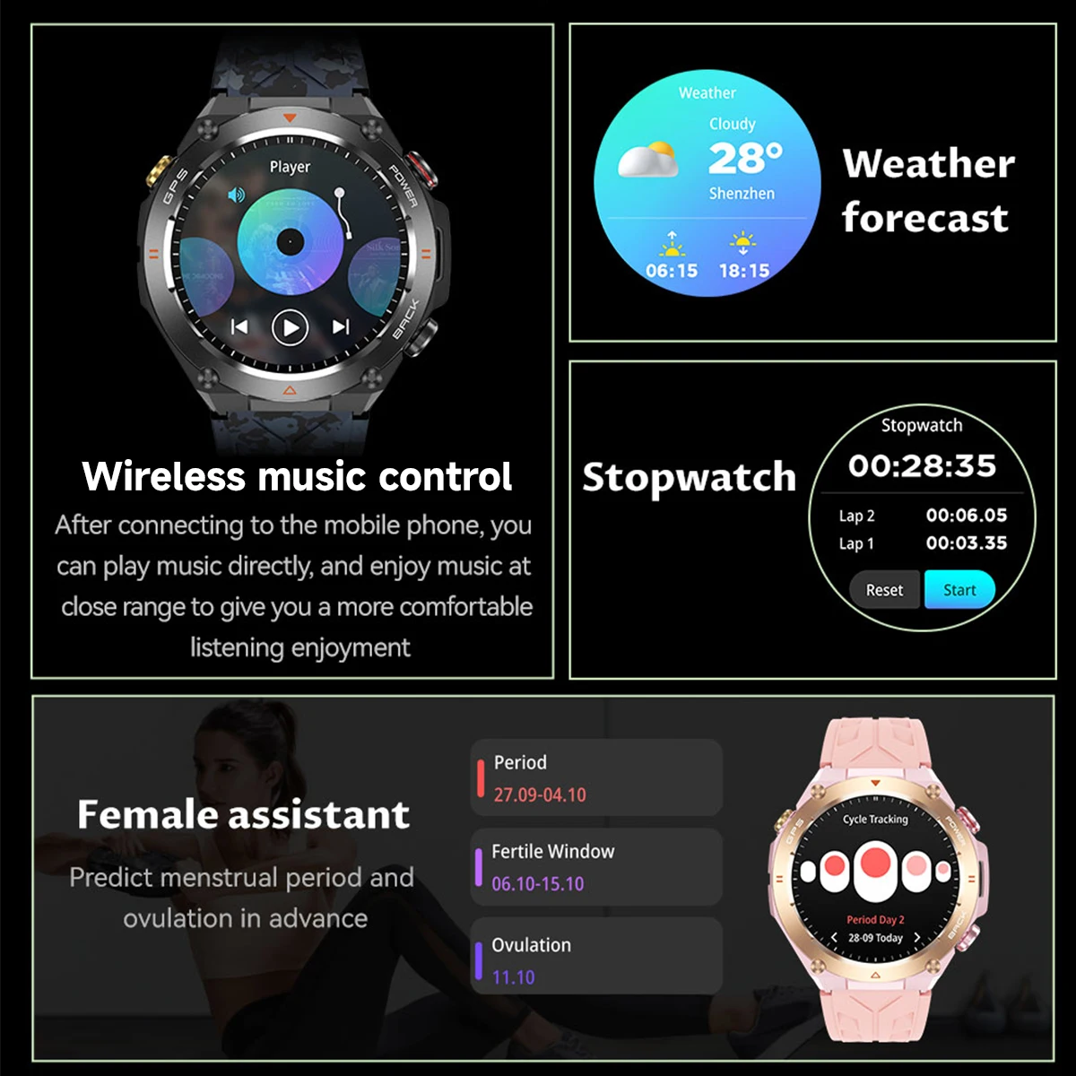 Awei H2 Smart Watch Awei H21 Multifunctional Smart Watch Men Women