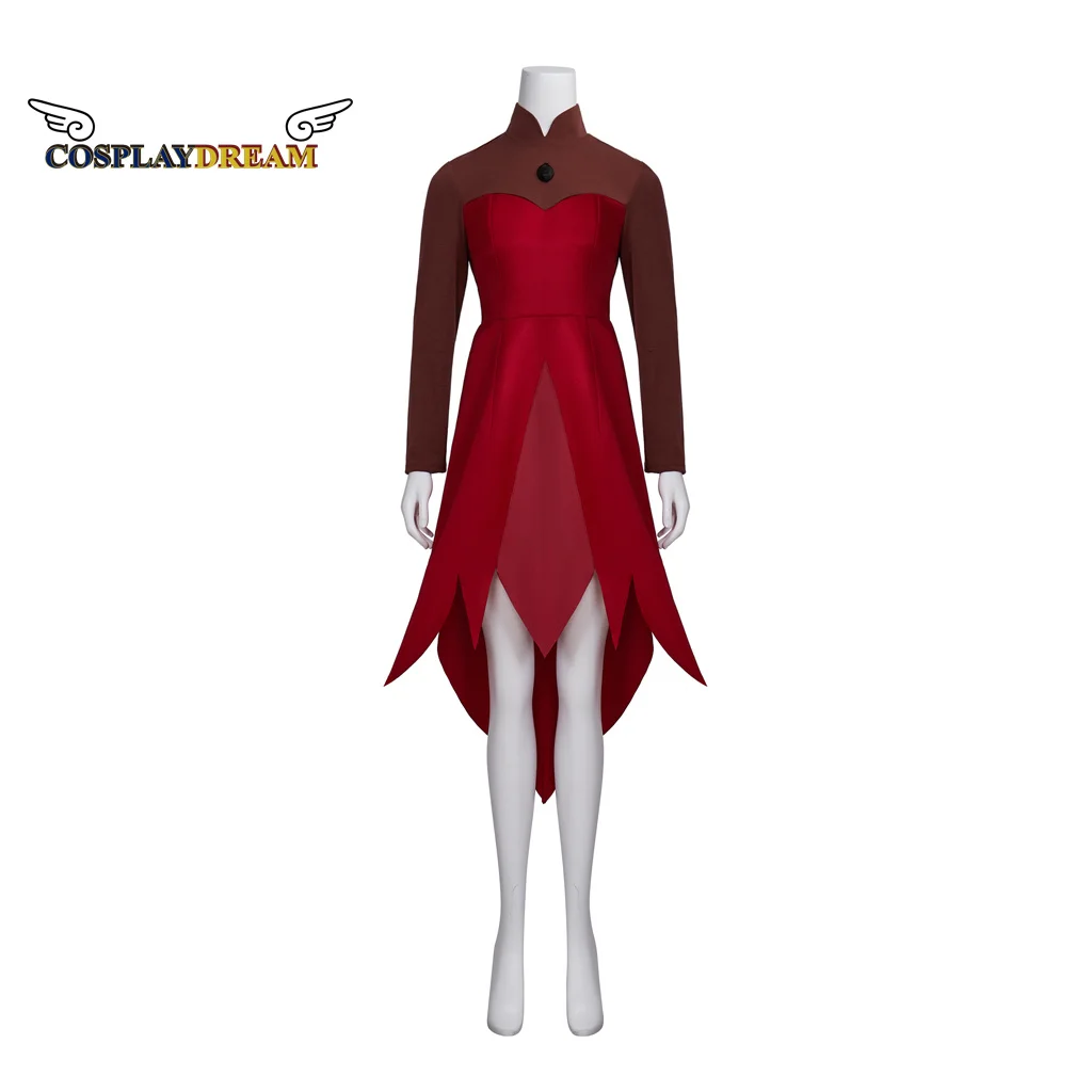 

Anime The Owl cosplay House Edalyn Clawthorne Cosplay Costume Dress Halloween Carnival Red Dress Suit Witch Cosplay Dress outfit