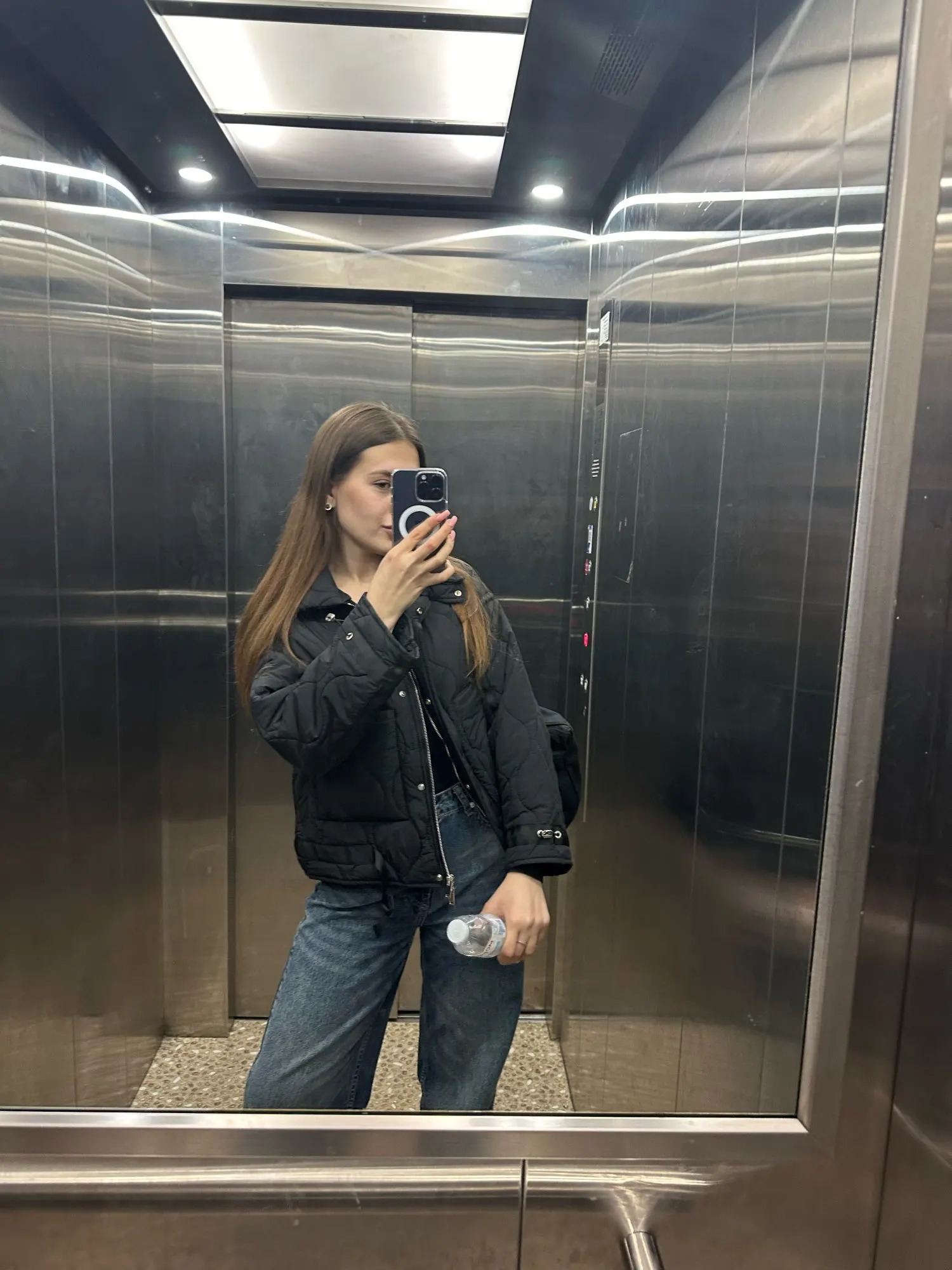 Women's Loose Stand Collar Cotton Jacket photo review