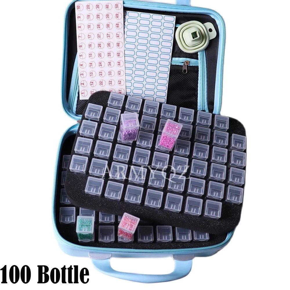 2021 New 120 bottles of diamond painting accessories container