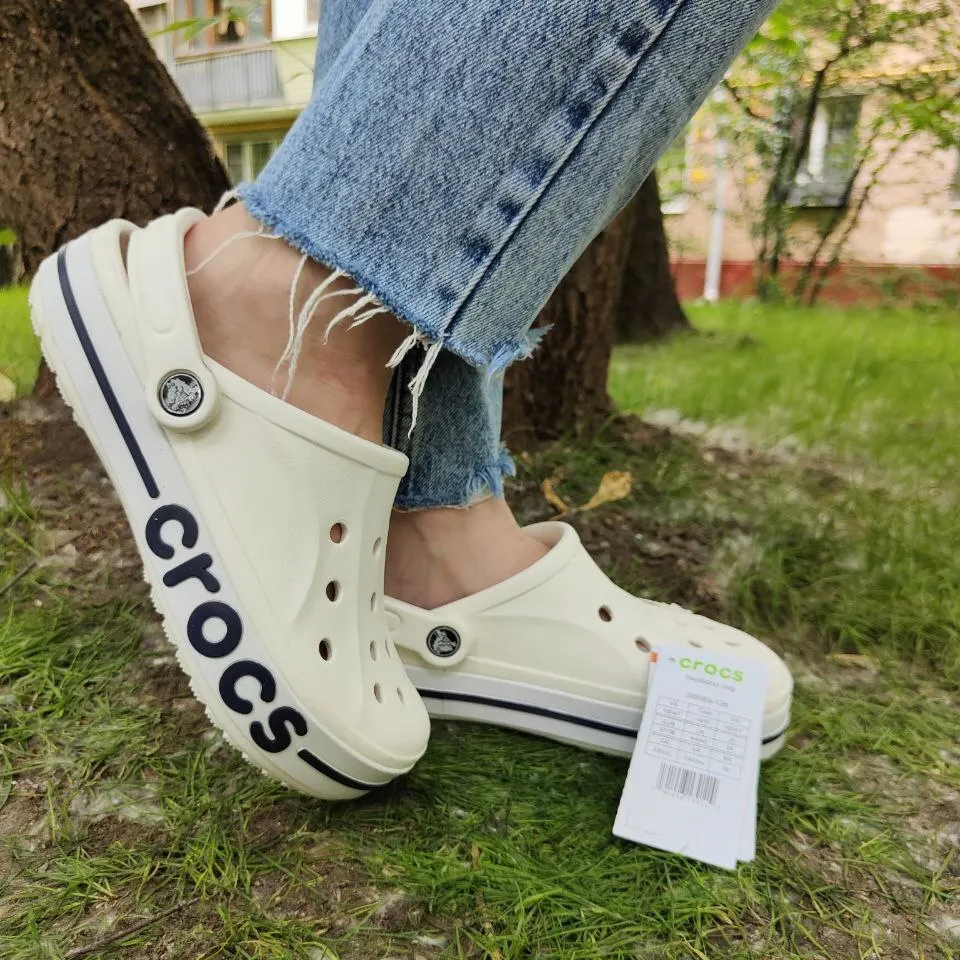 Outfit Pro Crocs CROCS Bayaband Clog White/Navy 205089-125 Sabo