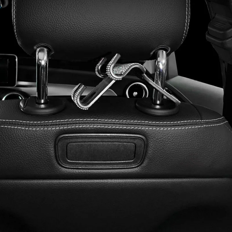 Multifunction Hook Car Back Seat Headrest Hook Auto Back Seat Organizer Hanger Handbag Clothes Bracket Car Interior Accessories