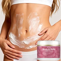 Crème raffermissante pour l'abdomen |     Riche en collagène et en acide hyaluronique, hydratant et nourrissant, utilisé pour raffermir et lisser la peau beige clair, crème raffermissante beige clair pour le corps 2,11 oz/60 g. 2