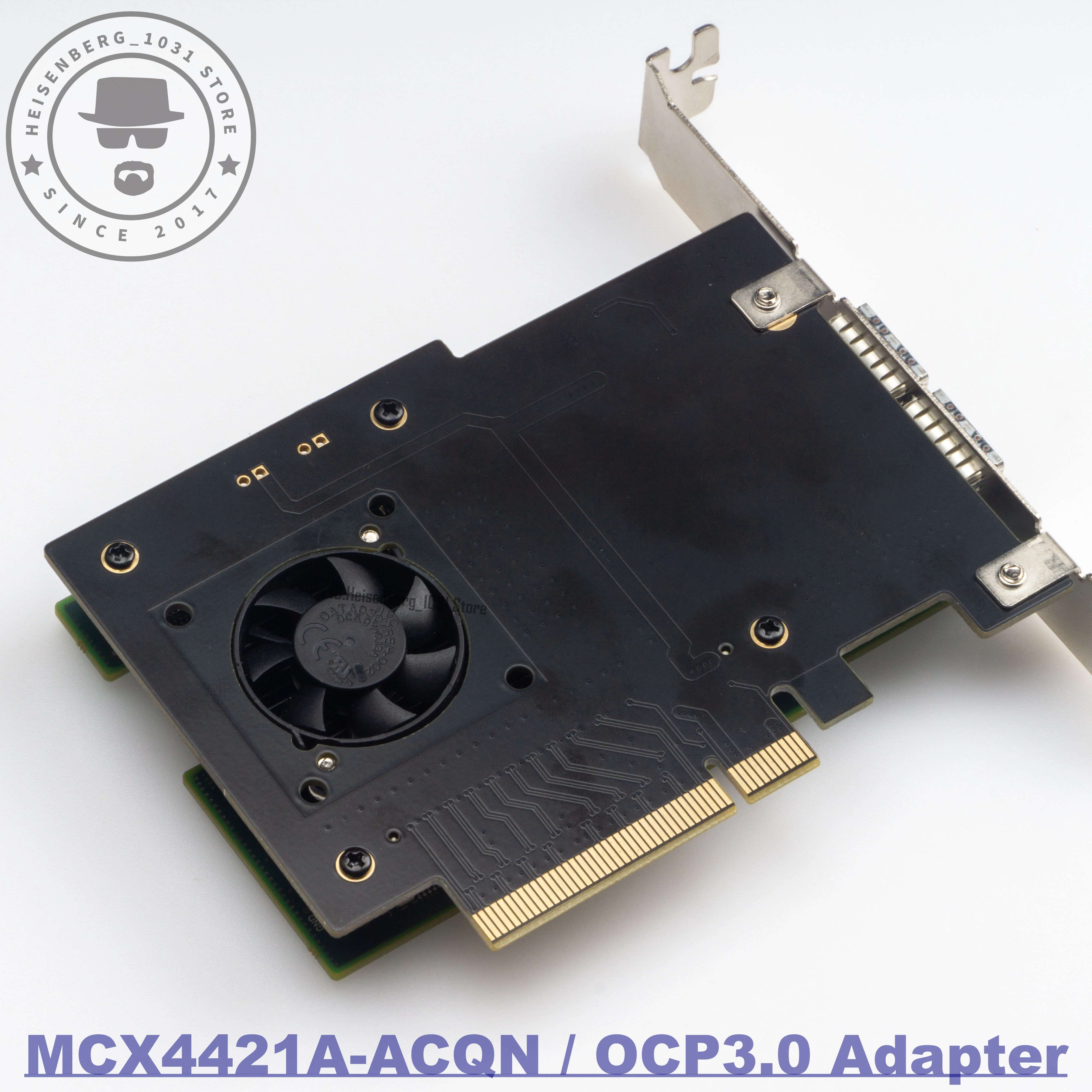 MCX4421A-ACQN 멜라녹스 ConnectX-4 Lx 25G 듀얼 포트 SFP28 OCP3.0 NIC + PCIe 어댑터 키트 (서버, 홈랩용)