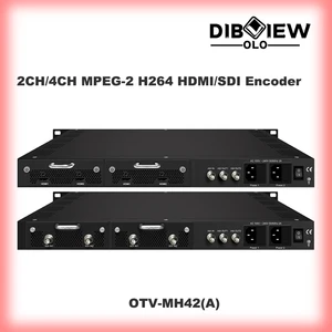 CATV DVB  HDMI H264 Mpeg2 4 Channel SD SDI TO IP Video IPTV ASI Output Encoder For Digital Headend