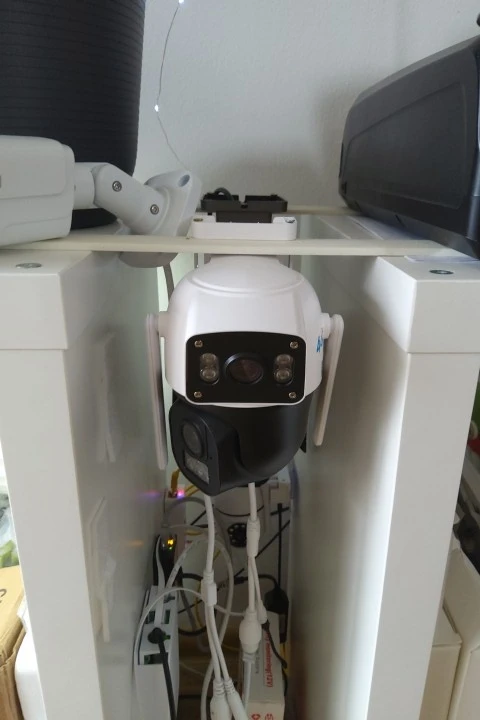 8MP 4G Sim Card Camera Dual Lens Dual Screen Wireless WiFi Outdoor Surveillance Human Detect Security Protection PTZ IP Cameras photo review