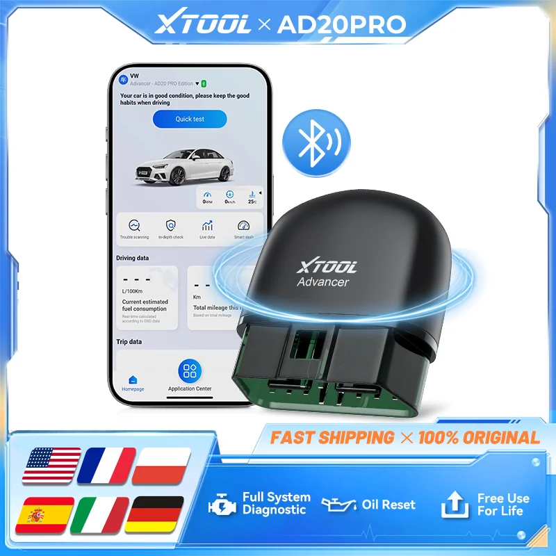 XTOOL AD20 Pro - Scanner Diagnostico Auto Wireless Per IOS/Android, Aggiornamento A Vita - Foto 6