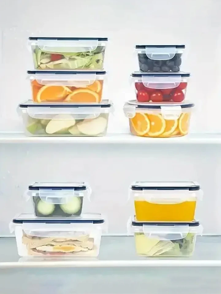 24 Piece Food Storage Container Set with Labels