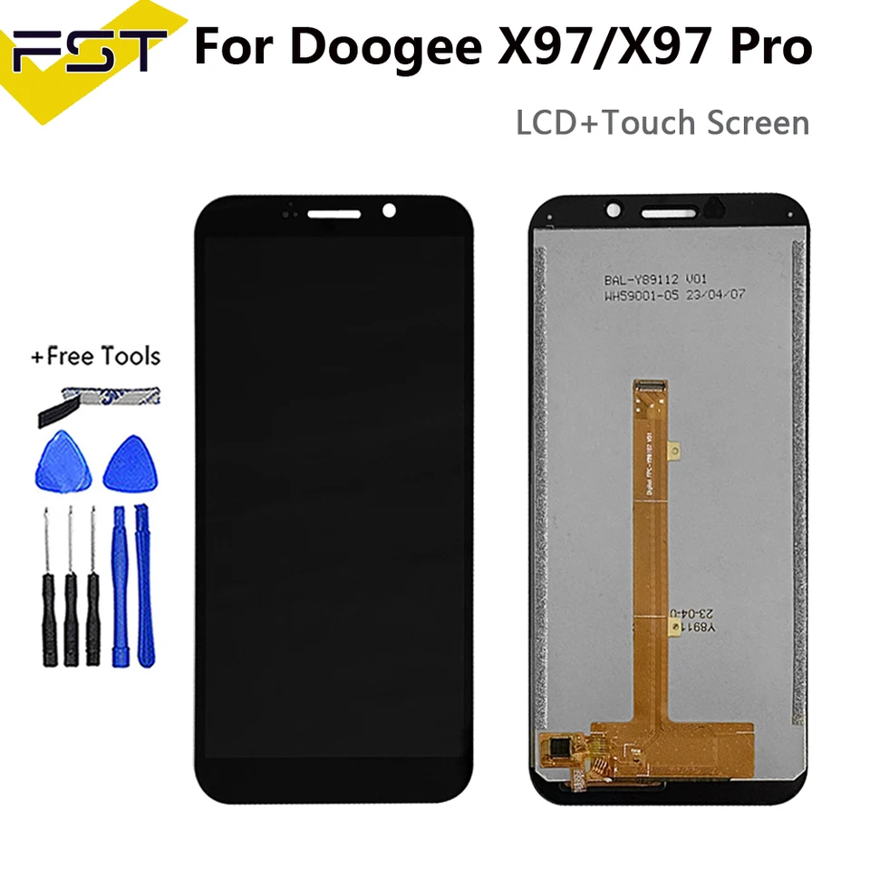 Display LCD Per Doogee S96 PRO | Schermo 6,22 Pollici Con Kit Riparazione E Pellicola Temperata | Sostituzione Touch E Digitizer