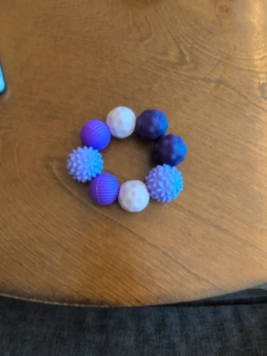Silicone Magnetic Sensory Balls | Quiet Fidget Toy photo review