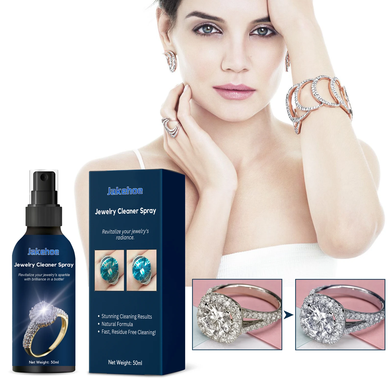 Gold Silver Jewelry Cleaner Restoring Original Luster