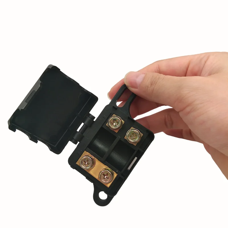 AMI MIDI Distribution Block Fuse Holder 2 Circuit 2way Bolt Automobile Fuse Box Base Holder