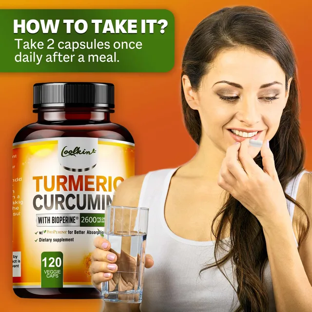 2226-b0d2e9.jpg Turmeric Curcumin - 95% Curcumin & Bioperine - Highly Absorbable Turmeric Supplement, Joint & Digestion Health - 120 Capsules