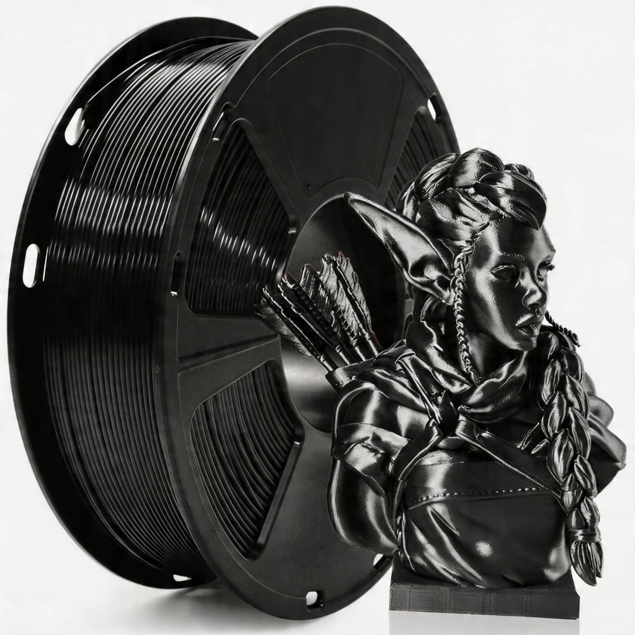 실크 PLA 필라멘트 1.75mm 3D 프린팅 필라멘트 250g 스풀 샤인 실키 샤이..