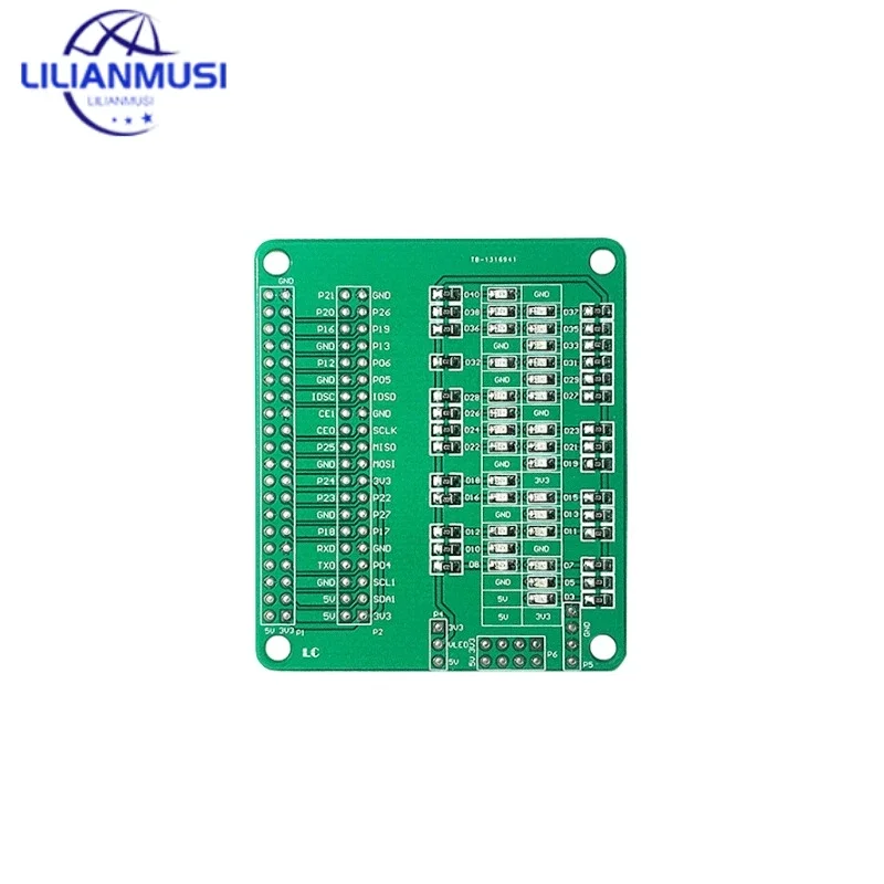 

Новинка для Raspberry Pi светодиодный, тестовая плата с выходом IO и портом, адаптер, плата, стандартный анод 3,3 В, 5 В, источник питания для Arduino