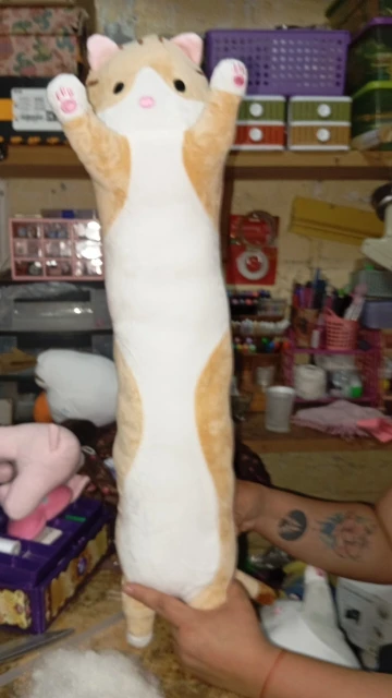 Cloud Kitty Long Snuggle Pillow photo review
