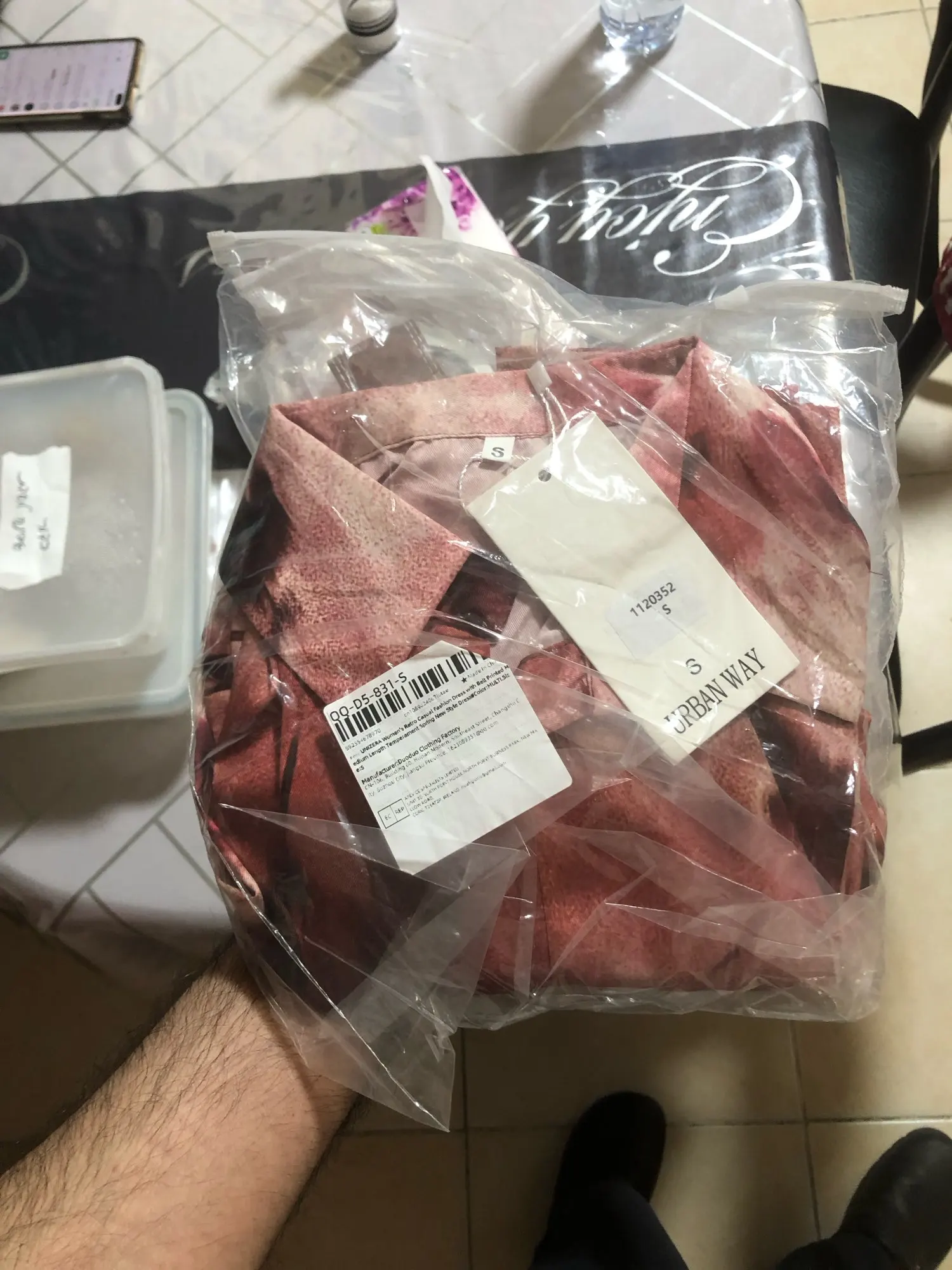 UNIZERA Women's Retro Casual Fashion Dress with Belt photo review