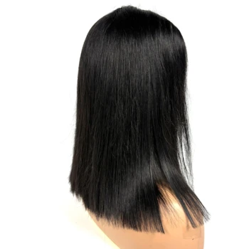 4x4 Lace Closure Glueless Natural Straight Bob Wig 100% Human Hair Wigs for Women Pre Plucked Pre Cut Lace Wigs for Black Women 1