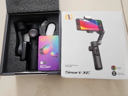 AOCHUAN 3-Axis Handheld Stabilizer for Smartphone photo review