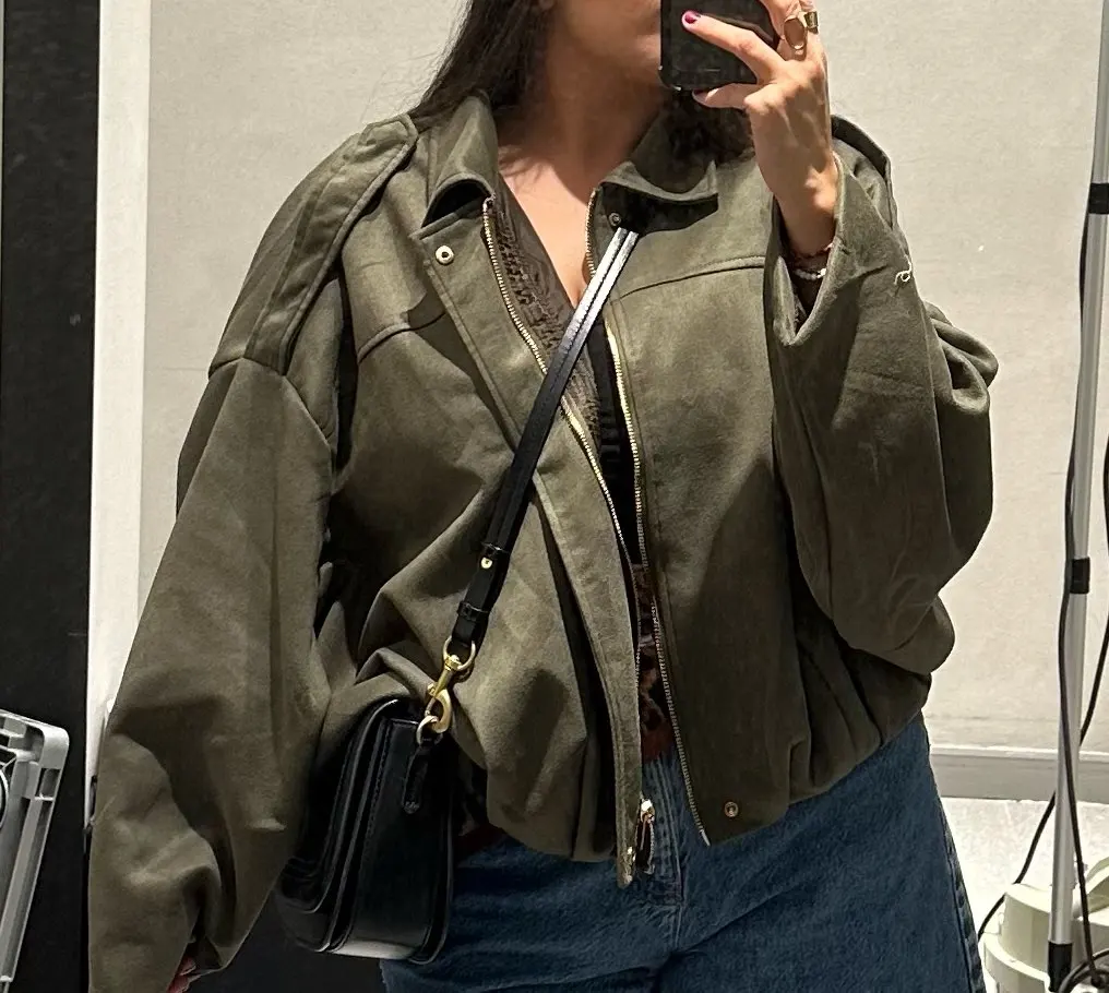 The Marlowe™ Suede Bomber Jacket I Black