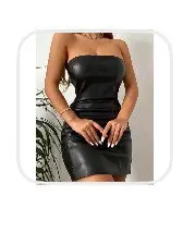 Elegant Black Strapless Bodycon Mini - Perfect Party Dress photo review