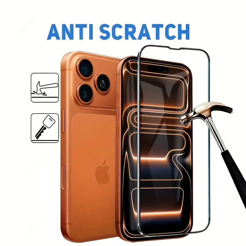 HD Glass Screen Protector Set - Premium Full Screen Tempered Glass Protection