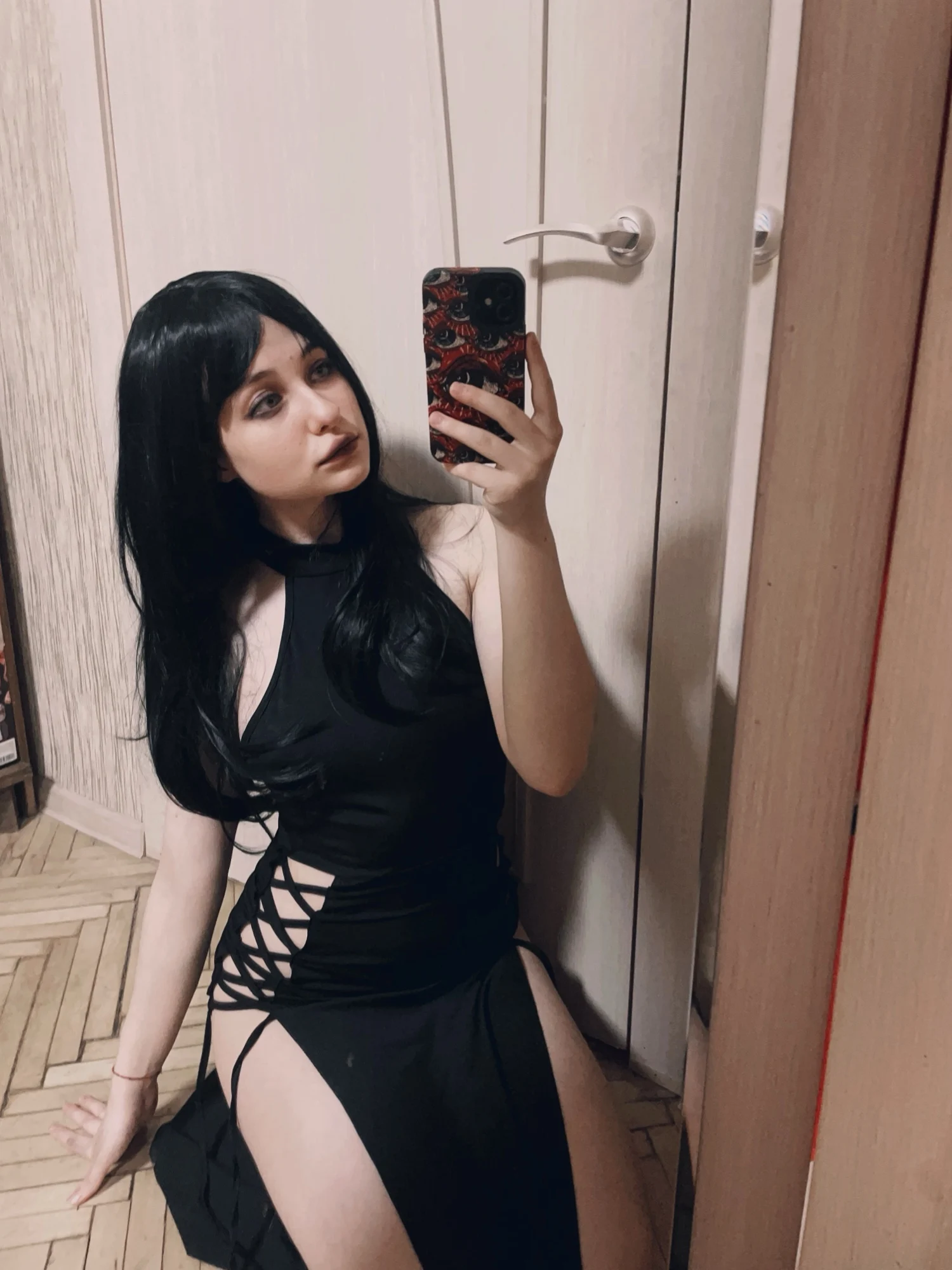 Bandage Goth Dress, customer photo