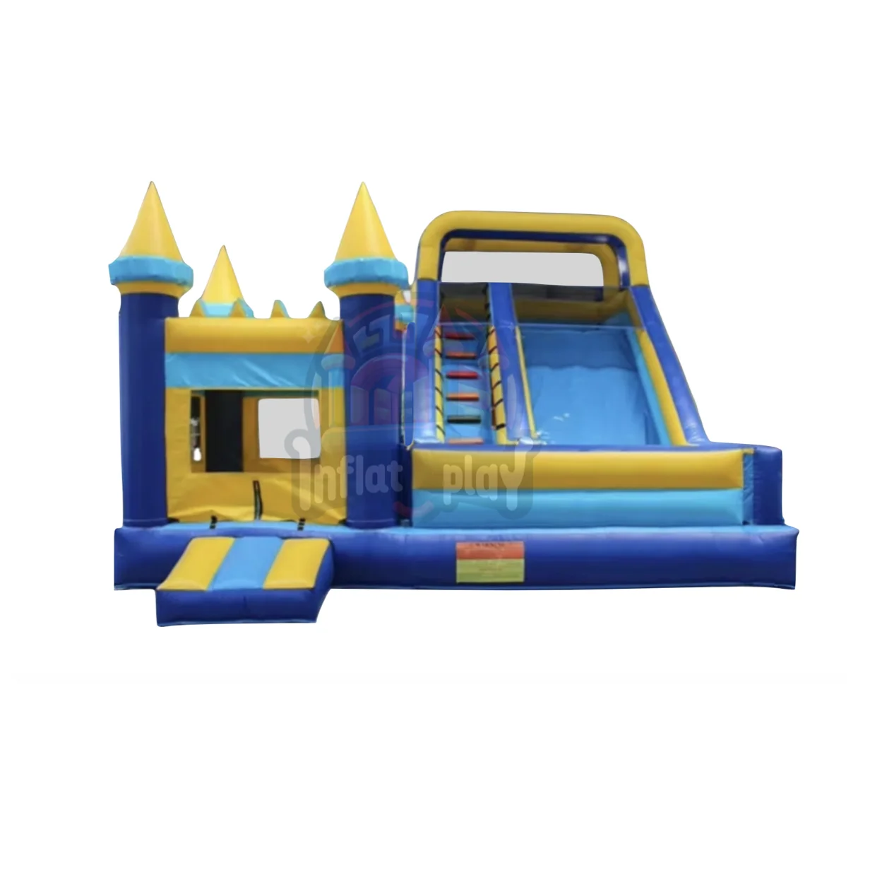 PVC tarpaulin made inflatable castle Inflatable Slide with Blower Rainbow Modular Modern Unisex