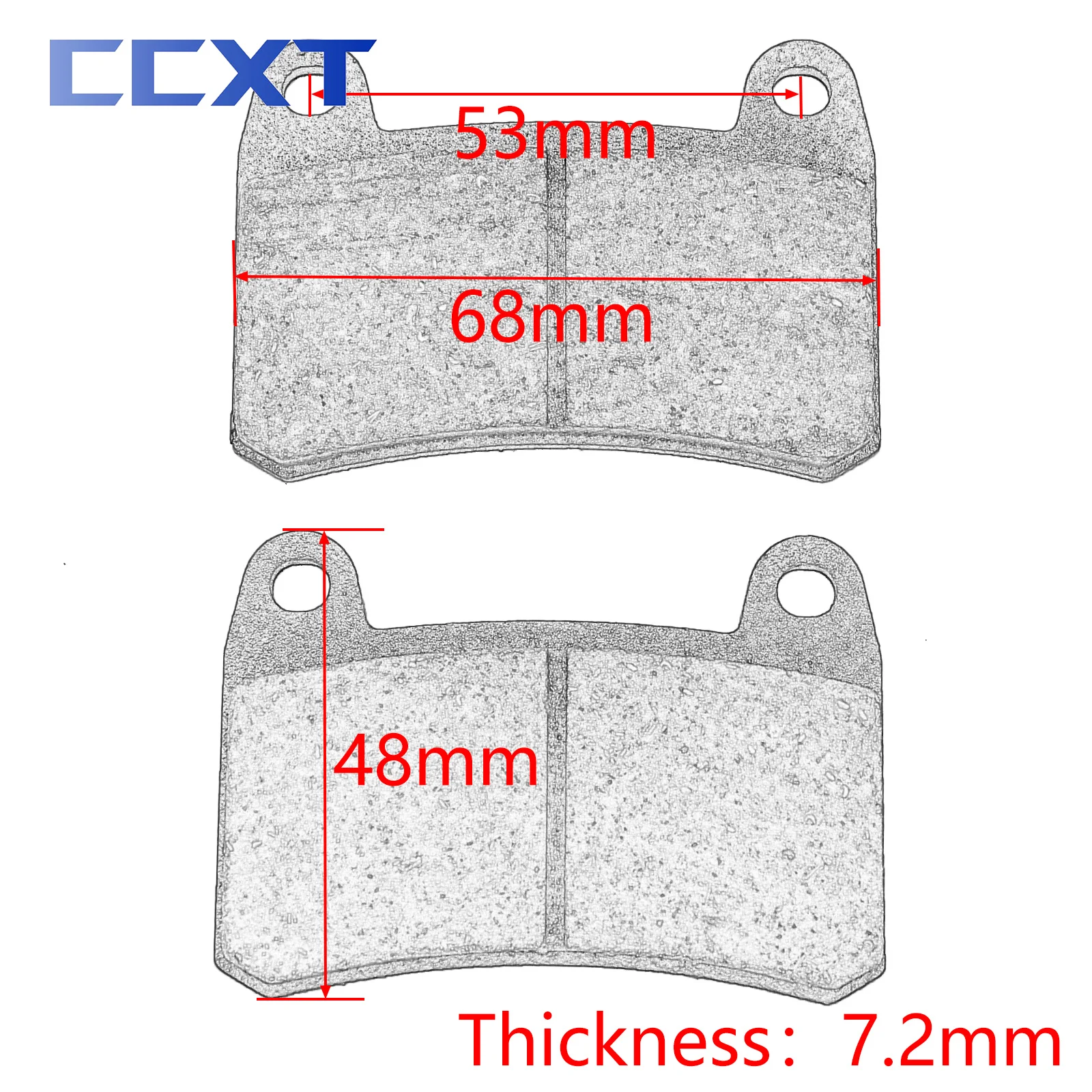 오토바이 부품 전면 후면 브레이크 패드, Benelli 300 BJ300GS BJ300 BN300 TNT300 BN302 Keeway TNT25 TRK251 BN251 유니버설