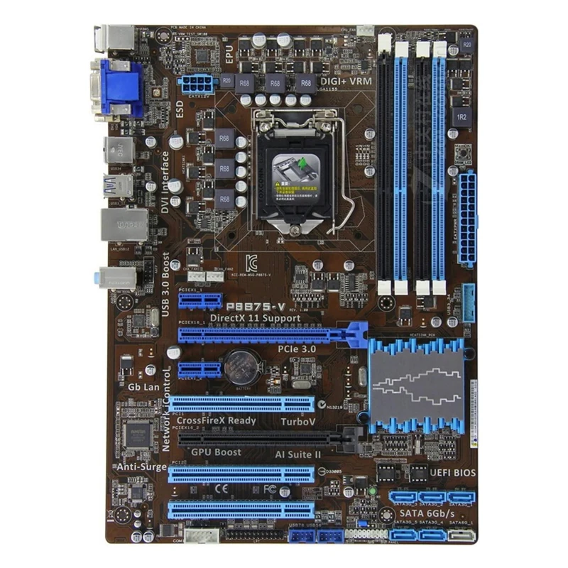 ASUS P8B75-V CPU SSD120g グラボ 電源 メモリセット