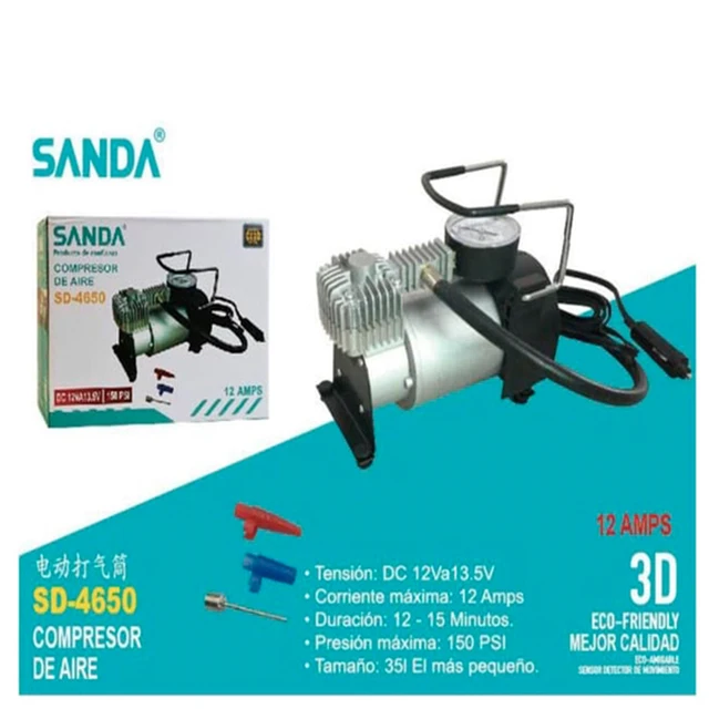 Compresor De Aire Para Mechero De Coche 12v 10 Bares 150 Psi Inflador  Eléctrico con Ofertas en Carrefour