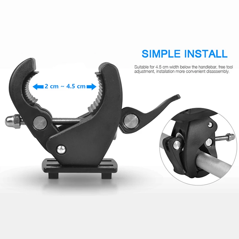 Bike Handlebar Clip, Sports Suporte Ajustável para iPad Pro, 4-13