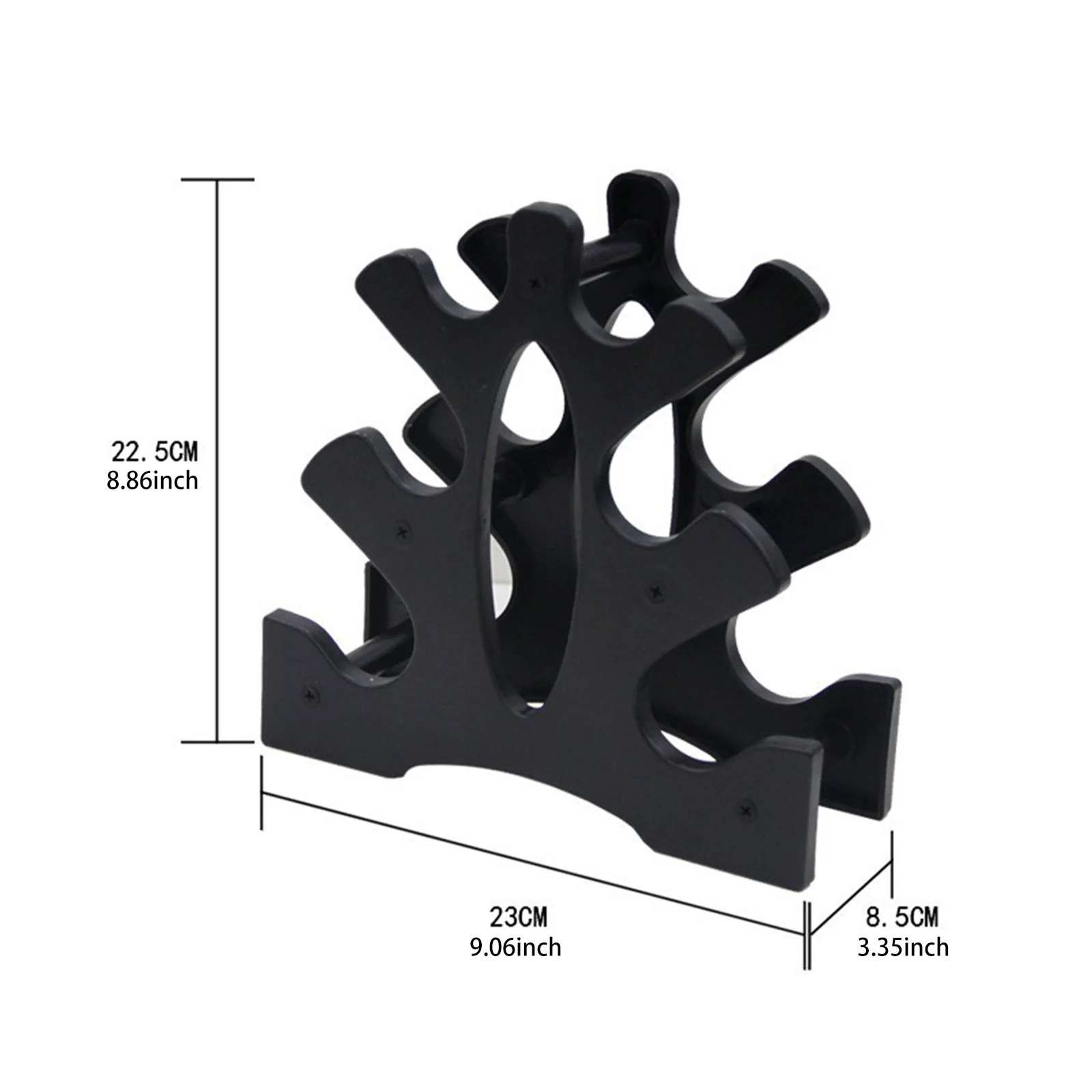 Vertical Stand Frame Workout Equipment Household Strength Training 3 Layer Dumbbell Rack for Gym Home Dumbbells Fitness Exercise