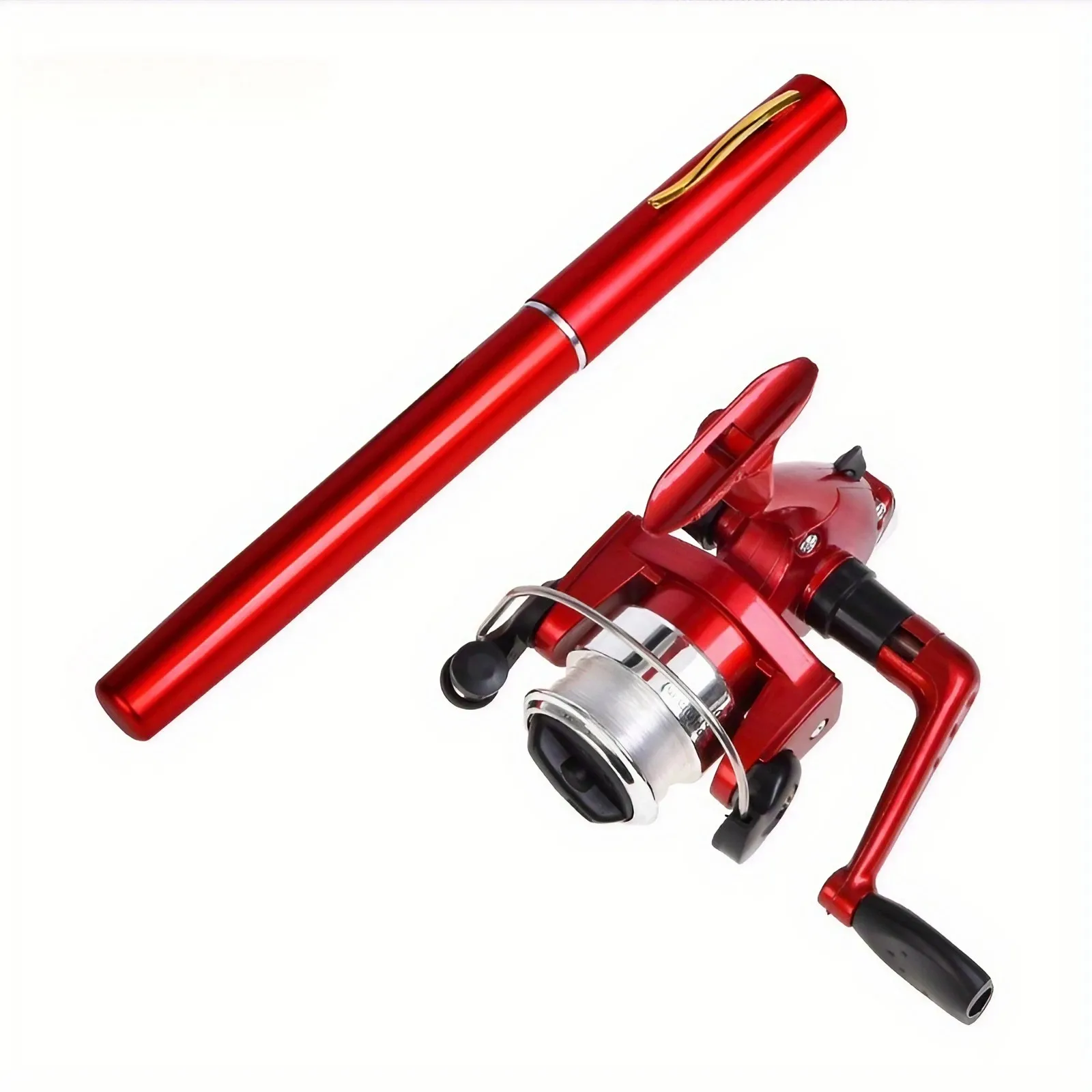 Mini Pen-Style Portable Fishing Rod & Reel Set 4