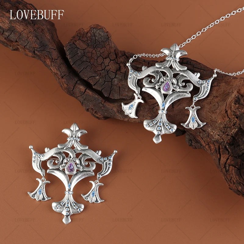 

LOVEBUFF Genshin Impact Neuvillette тема Impression Balance весы Подвеска Ожерелье весы Масса Весы брошь