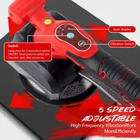 Vibrateur de carrelage sans fil 21V, 5 vitesses réglables, machine à carreler portative avec ventouse de 125 mm, capacité de charge de 200 kg, compatible avec la batterie Worx 2