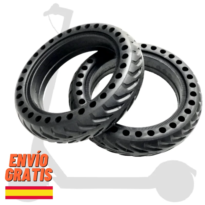 ✅2 Ruote Solide Antiforatura Xiaomi M365 Per Monopattino Elettrico / Pro 2 / 1S / Essential / Mi 3 / Cecotec Bongo Serie A - Gomme, Pneumatici Posteri