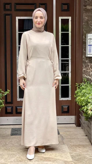 Yandan Bastamin Lamala Tesettuh R Elbise 2022 Modello Muslauman Uzun Elbise Kadda2N Dubai Tatta Muslimah Kdaz Incam Giyim Dscadia Abaya