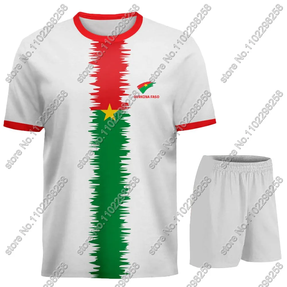 Burkina Faso National Team Jersey Fans T Shirts 3D Print Mens Shorts Running Streetwear Casual Training Suit Sports Shorts Sports Suit