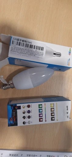 Tuya E14 Candle Lamps APP Control Smart Bulb Bluetooth WIFI RGB 220V LED Light Dimmable Smart Life Room Home Group Crystal Lamps photo review