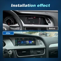 Écran tactile Android Auto sans fil CarPlay pour Audi A4 B8 2008 2009 MMI 2G Radio Systèmes multimédias intelligents Navigation 4