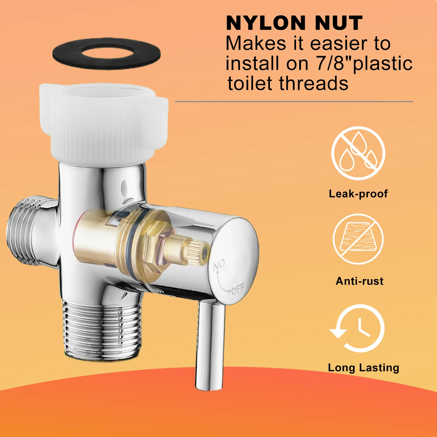 Description Picture 6 of itemToilet Spray Gun Set Handheld Toilet Faucet Sprayer 304 Stainless Steel Cleaning Feminine Cleaning Bidets Bathroom Shower Head