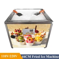 Tabletop 45cm Single Square Pan Ice Cream Roll Maker Machine Commercial Fried Ice Cream Roll Machine Yogurt Making 1