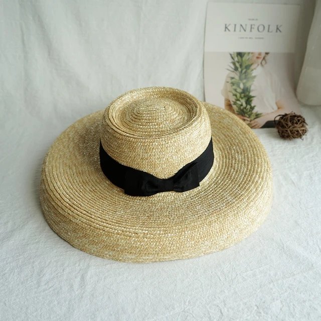 Designer Summer Hat 15cm Big Brim Straw Hat Women Sun Beach Hat