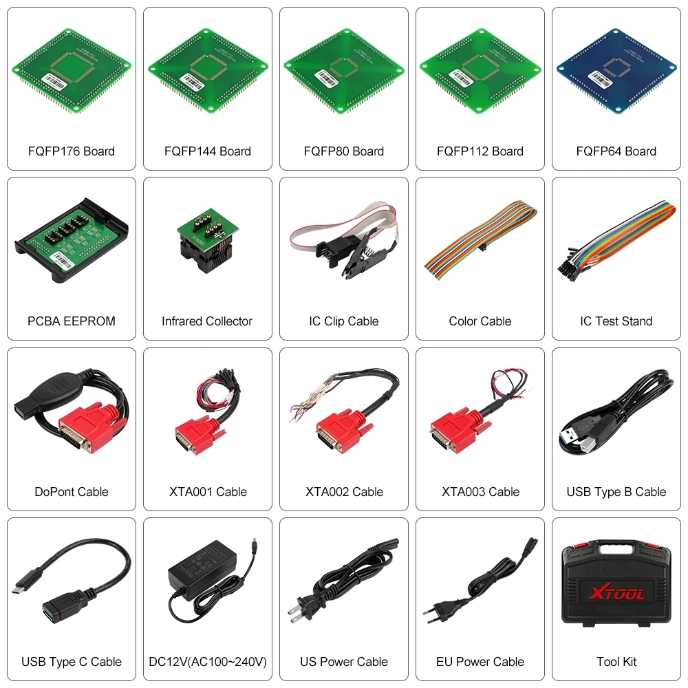 XTOOL KC501 KS1 M821 OBD2 Chip and Key Programming Fob ECU Reader Work For Benz Infrared Key Work with X100Max,InPlus IK618,Pad3