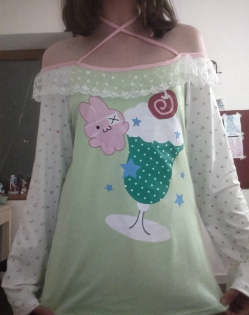Kawaii Lime Shirt - Harajuku Aesthetic photo review
