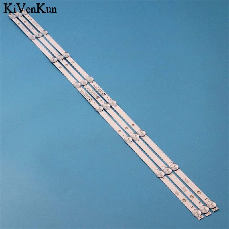 

3PCS/Set 750mm Brand New TV's LED Lamp Bars For Sansui SMX4019SM Backlight Strips MS-L2695 V1 308054019NDTZ002 Diagonal Tapes