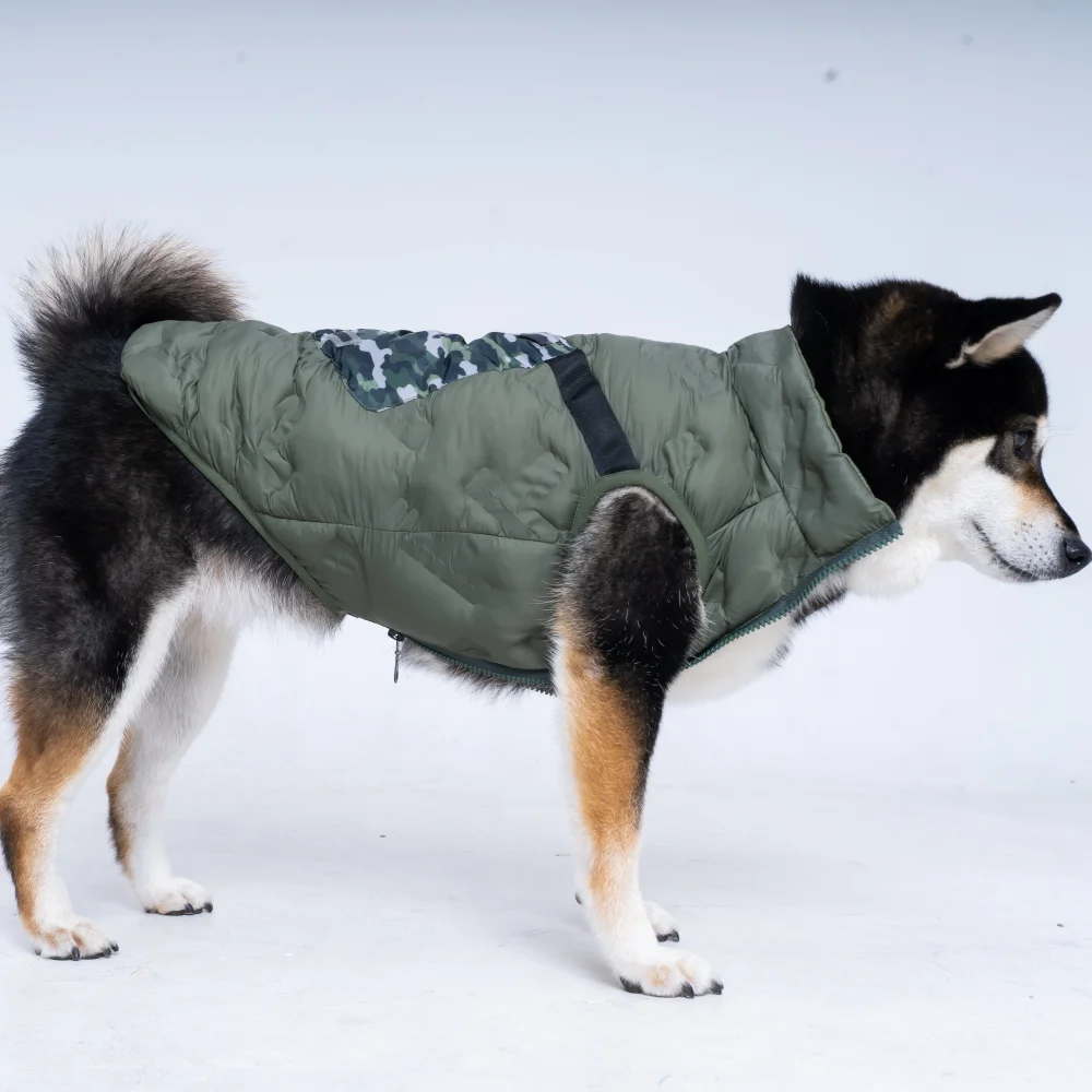 Winter Clothes for Dogs clothing jacket pocket Puffer Padded Waterproof Puppy Clothes Large Medium Small Dog Coats