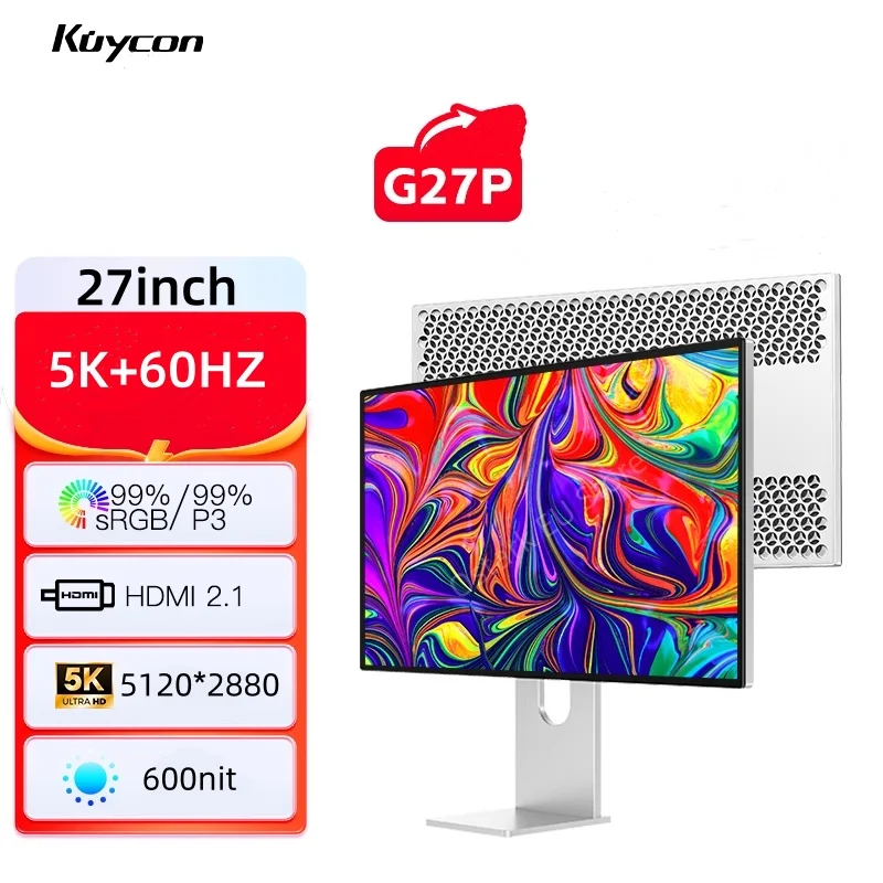 2025 new KUYCON G27P 27inch 5K 60HZ Ultra-high-definition computer