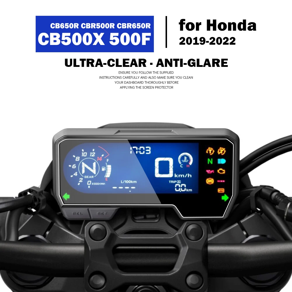 Screen Protector Instrument Film For Ho&nda CBR650R CB650R